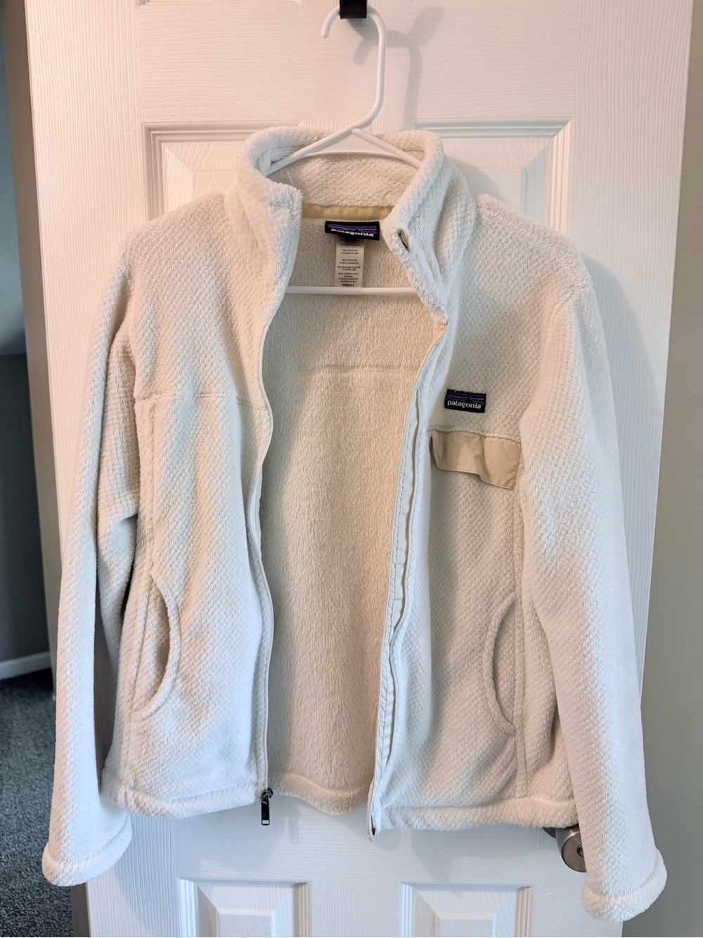 Patagonia White Fleece Jacket